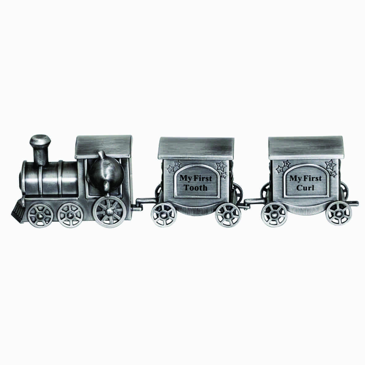 TOOTH & CURL TRAIN, PEWTER FINISH